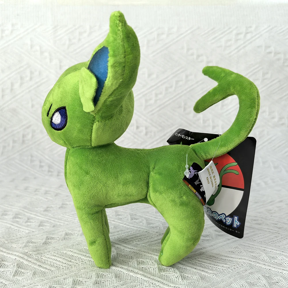 Pokemon Shiny Espeon 6,5 "juguete de peluche, Nintendo Switch juego escarlata violeta gato zorro muñeca espada escudo Animal relleno dibujos animados Teddy