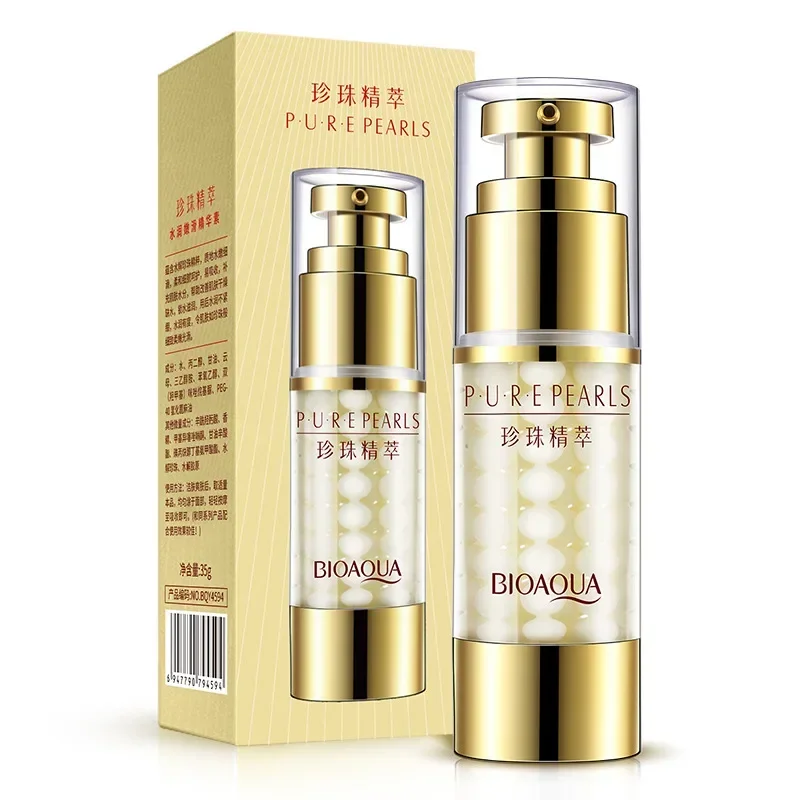 

BIOAQUA Hydrolyzed Pearl Essence Emulsion Face Serum Skin Care Freshing Moisturizing Hydrating Face Care Serum