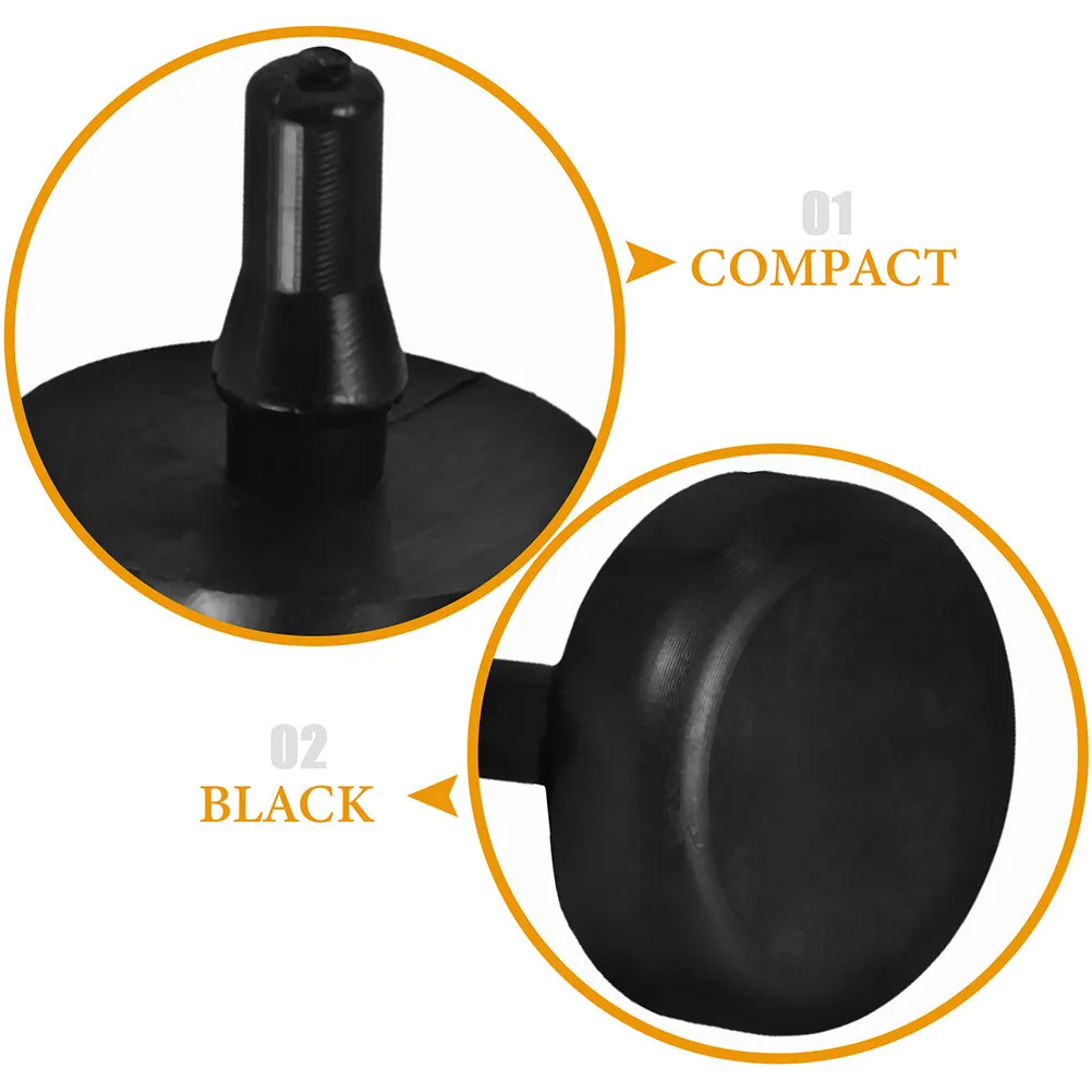 8Pcs Brake Clutch Pedal Rubber Stopper Set Brake Light Switch Activation Control Stopper Easy Install No Tools Compatible Most - view 6