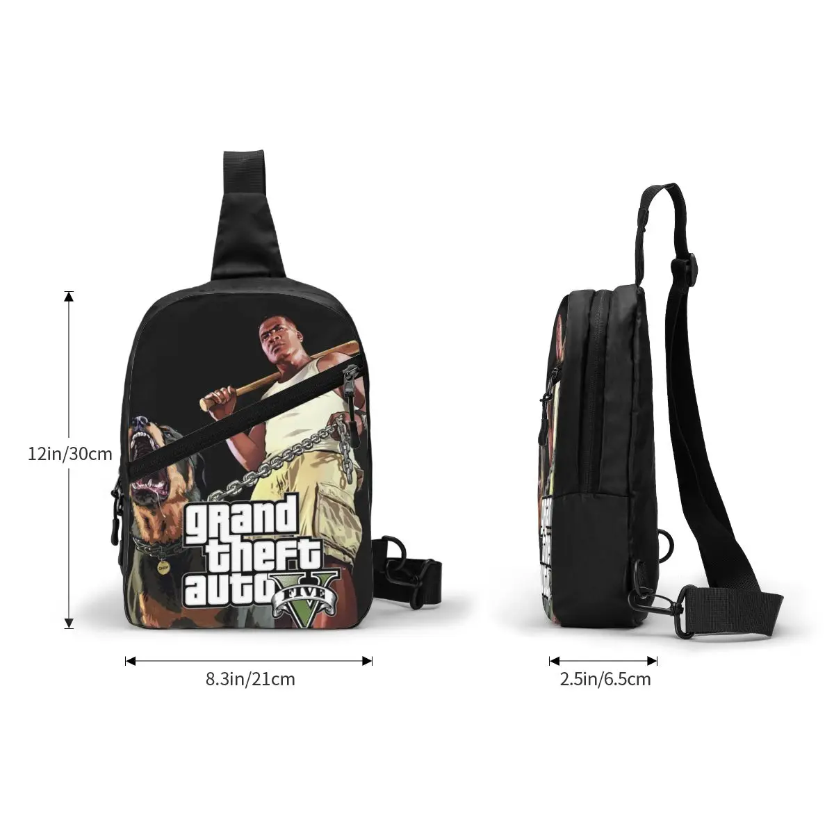 Grand Theft tas dada selempang otomatis ransel bahu permainan Crossbody petualangan khusus untuk pria ransel Hiking Travel