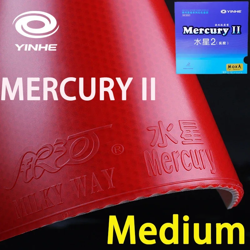 

Blue YINHE Mercury 2 Ping Pong Rubber ITTF Approved Pimples-in Table Tennis Rubber Sheet Quick Attack Loop Table Tennis Rubber