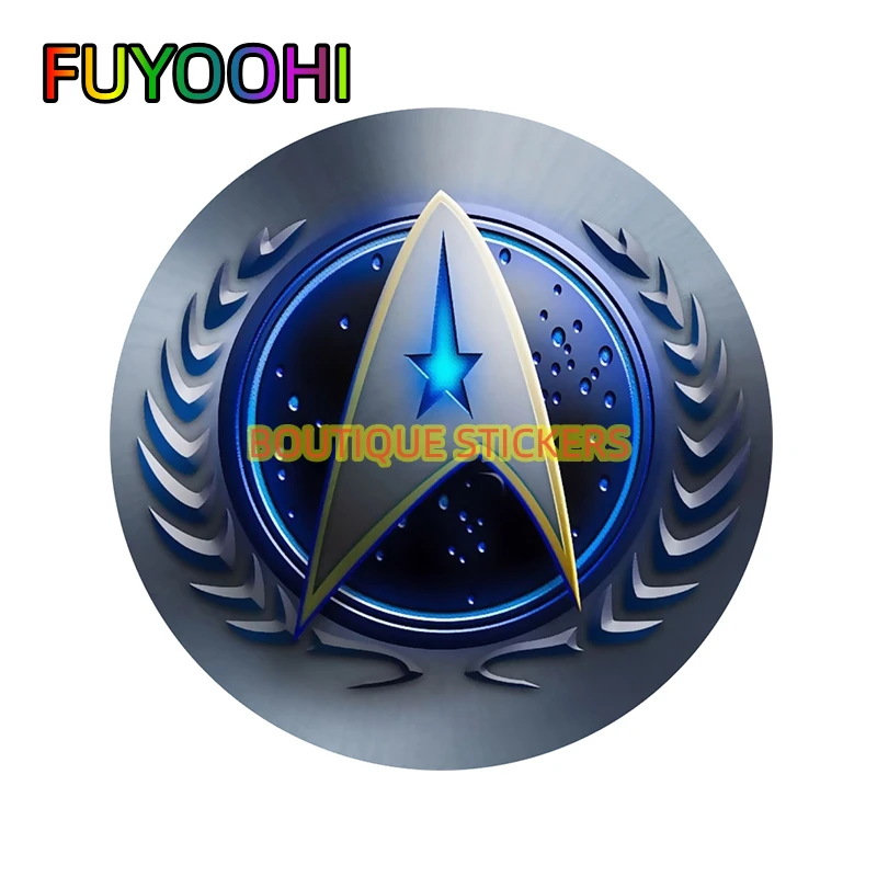 

FUYOOHI Boutique Decals Exterior Accessories Star Trek Motorcycle Auto Car Bumper Window Decal Sticker Suitable for SUV Vehicle