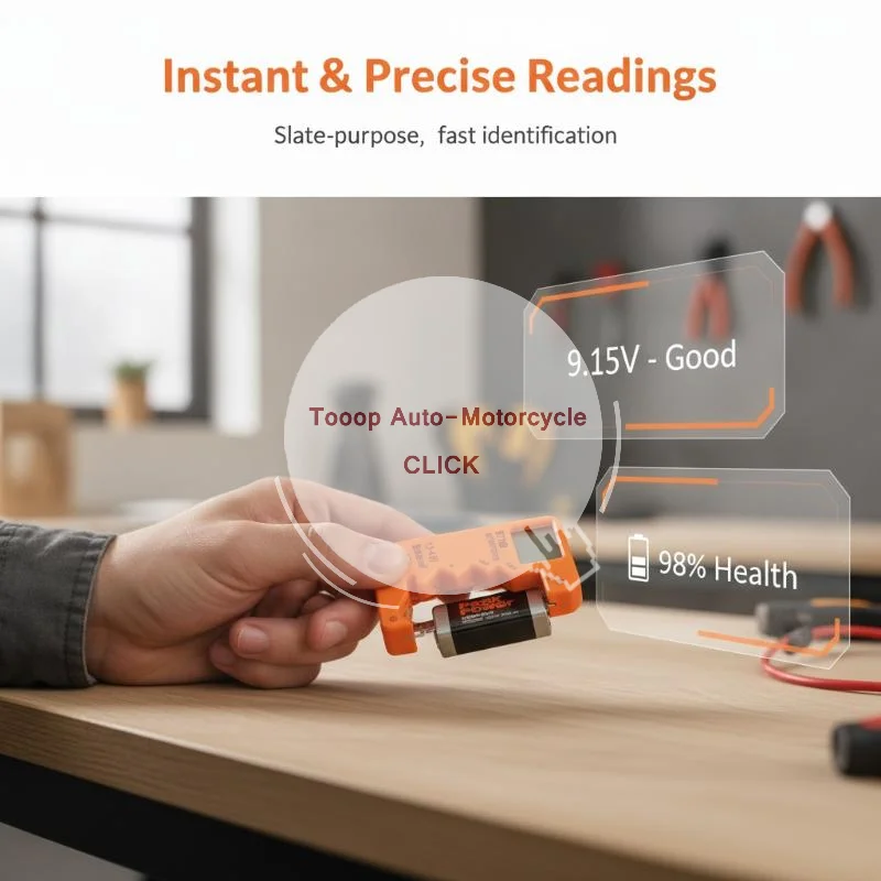 High Sensitivity BT189 Digital Battery Tester LCD Voltage Checker Works for AA AAA C D 9V Button Cell Electric Repair