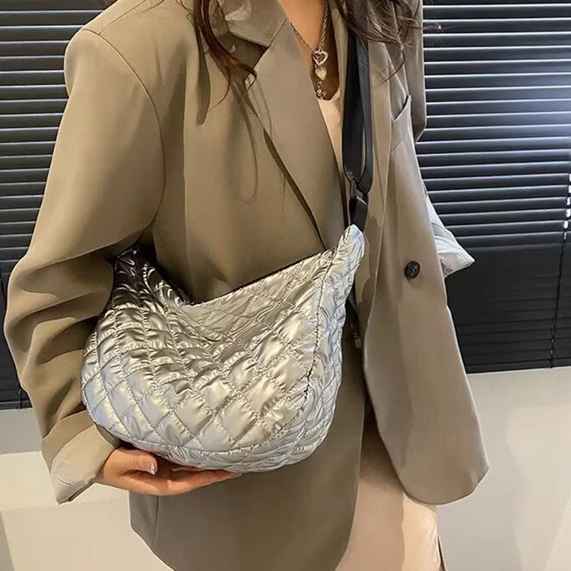 Hochwertige kleine Tasche mit Textur für Damen und Herren, vielseitige Umhängetasche mit einer Schulter – Detail 10