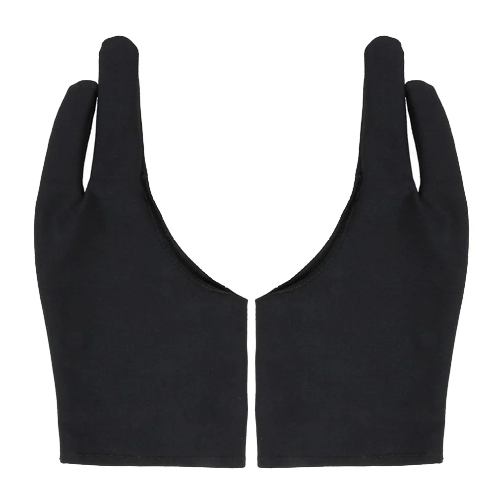 

4Pcs Anti-False Touch Drawing Gloves Reduces Friction Breathable Comfortable Artist Two Finger Glove Sketch Painting Gloves