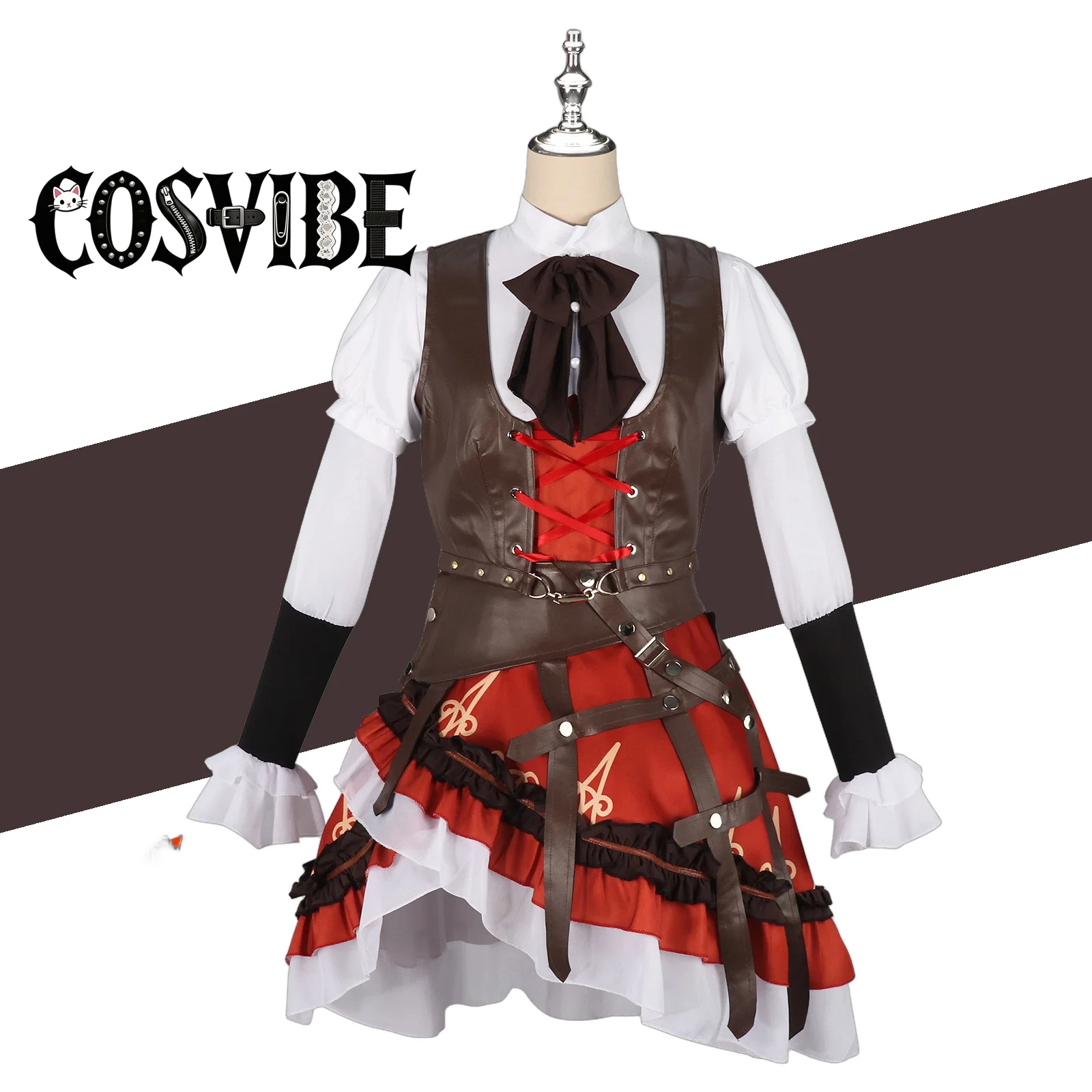 

Paranormal Action Team Lily Cosplay Costume - Lolita Dress Women Halloween Christmas Carnival Comic Con Roleplay