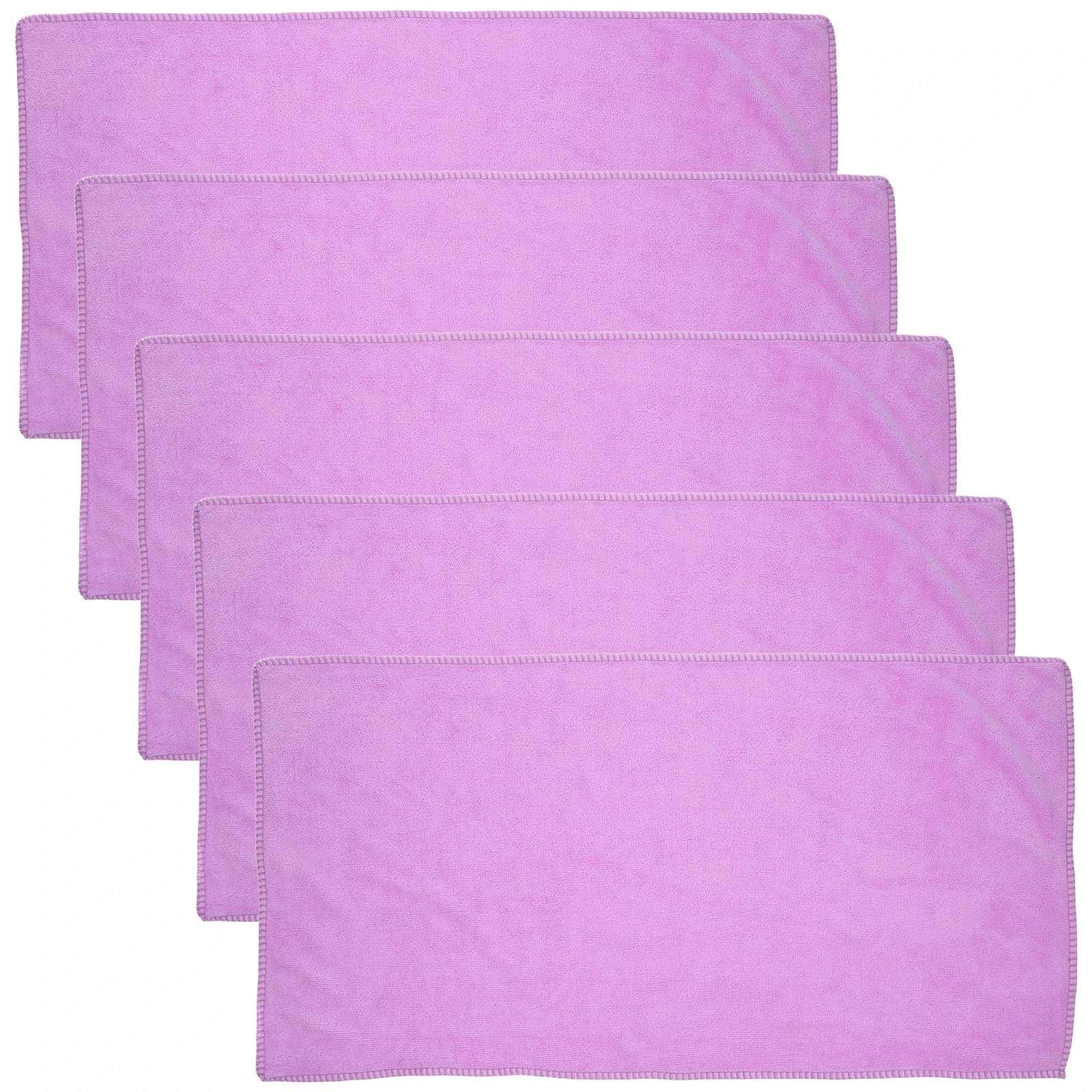 

5pcs Microfiber Car Wash Towel Drying Cloth Super Soft Cleaning Polishing Lightweight Portable Car Cleaner Cloth For Windows