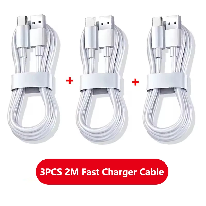 3PCS 100W 6A Super Fast Charger Kabel Snelle USB Type C Opladen Data Cord Quick Charger Cabletype c oplader snel opladen