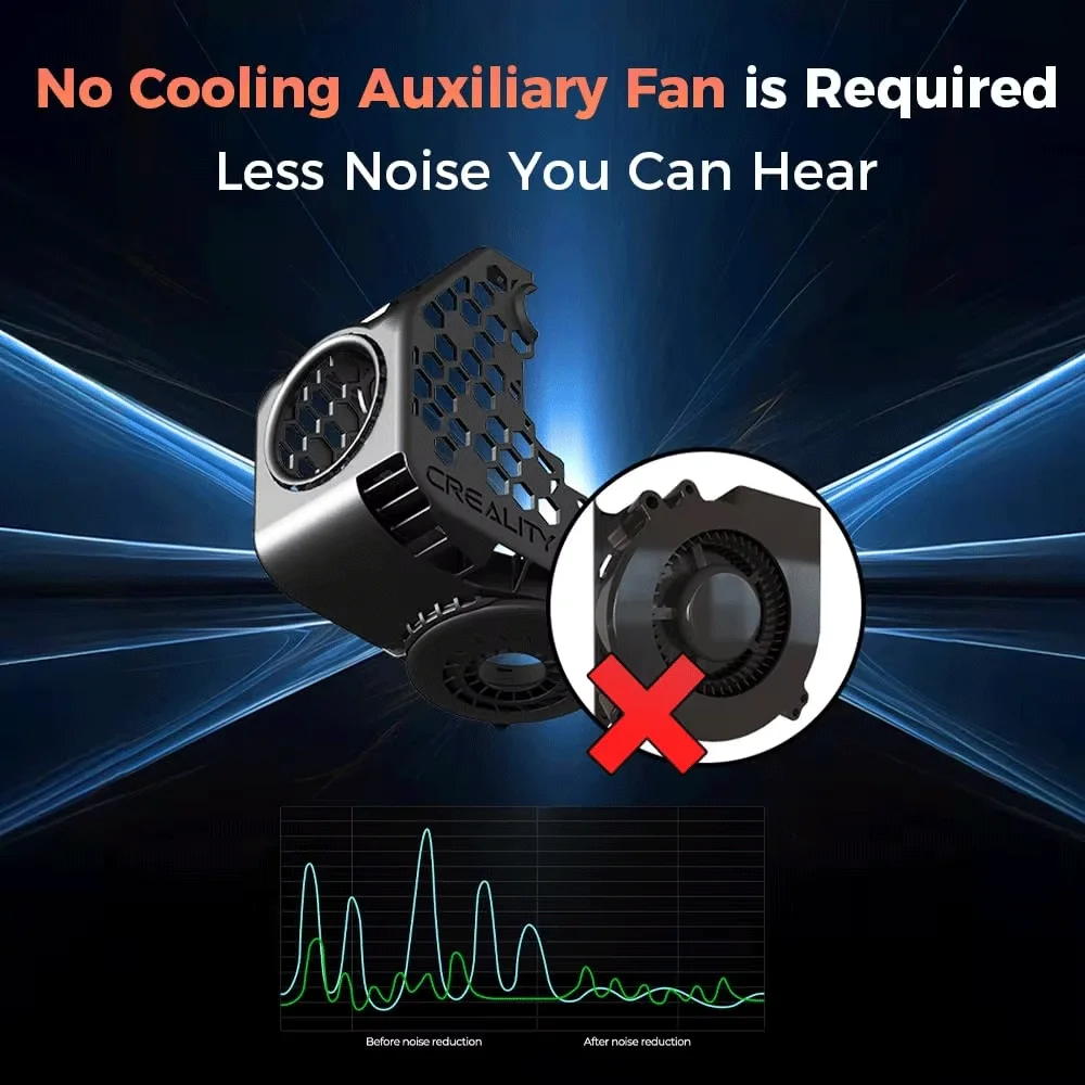 

Creality BEN2C NAUTILUS K1 MAX Fan Duct 360° Circular Cooling Flow Fan Duct For K1 Max/K1C/K1 SE Upgraded 3D Printer Accessories