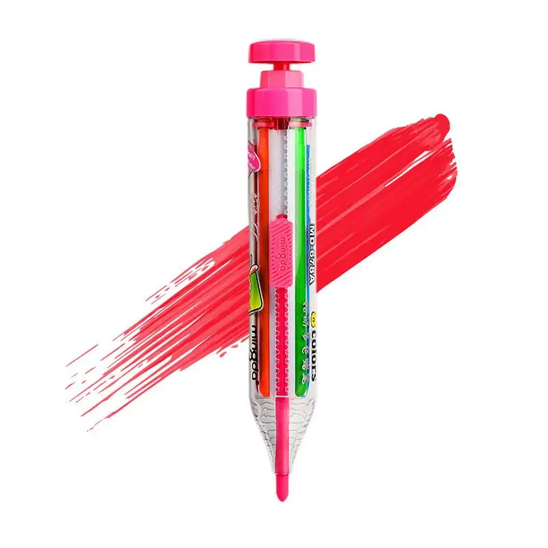 Coloring Crayons 8 In 1 Retractable Rotating Crayons 8 Color Crayons Barrel Oil Pastel Colored Pencil For Kids Girls Boys Girls