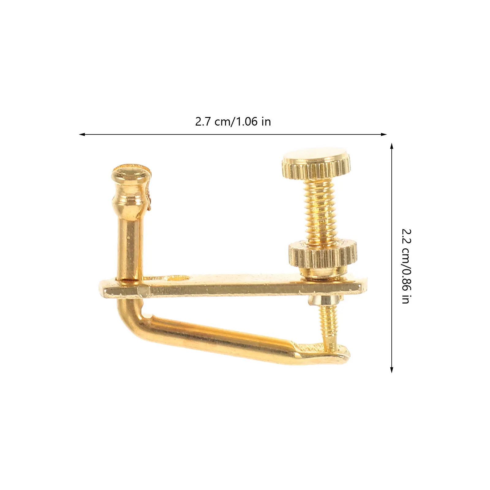 

4 Pcs Violin Accessories Pegs Keys Fine-tuning Metal Sticker Instrument Tuner Tuners Screw