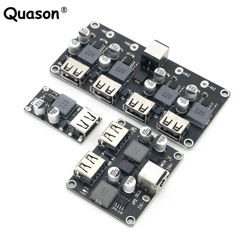 USB QC3.0 QC2.0 USB DC-DC понижающий преобразователь зарядный понижающий модуль 6-32 в 9 в 12 В 24 В для быстрой зарядки печатная плата 5 В