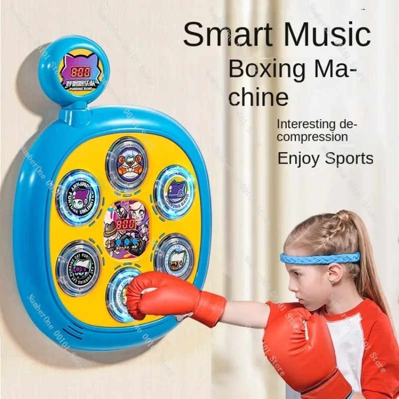 Smart Music Boxing Machine Home Children Adult Boxing Sandbag Electronic Wall Target Sanda Training Sports Equipment