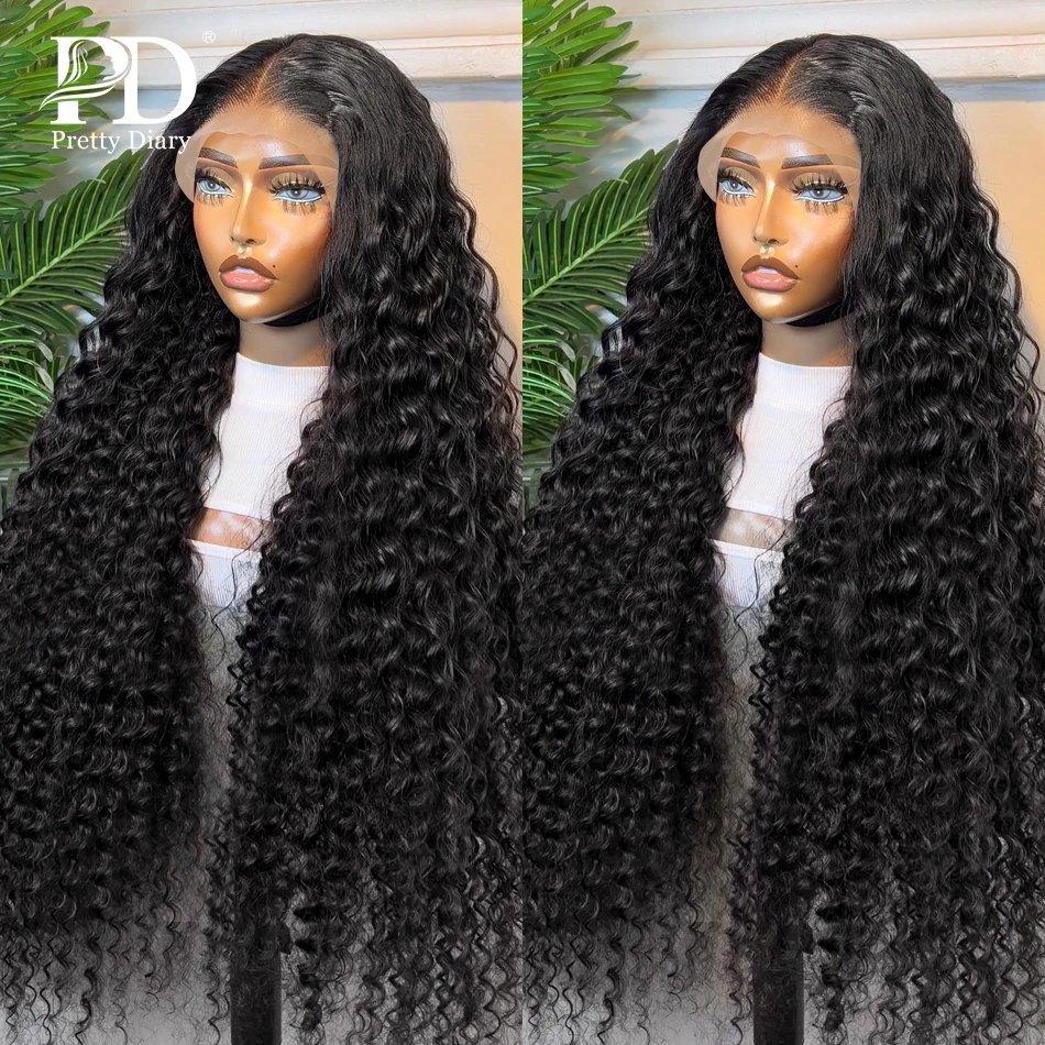 30 36 Inch Brazilian 250% Loose Deep Wave 13x6 HD Lace Front Wig Transparent 13x4 Water Curly Frontal Human Hair Wigs For Women