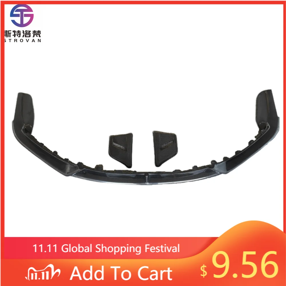 

STLF Genuine Carbon Fiber X-Style Front Bumper Lip Body Kit for Porsches 992 911 Modification Edition