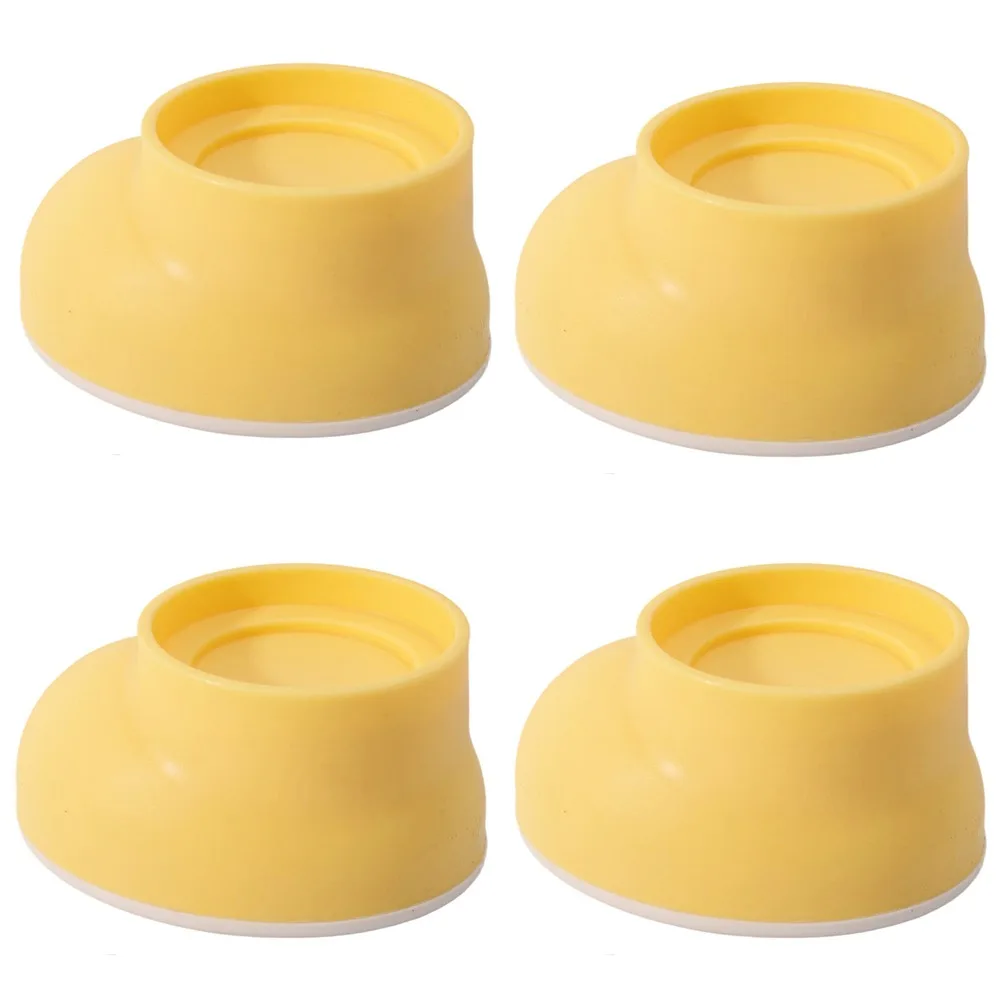 

4 шт. бесшумные подушечки для ног для стиральной машины, универсальные амортизирующие антивибрационные подушечки, прочные противоскользящие классические коврики