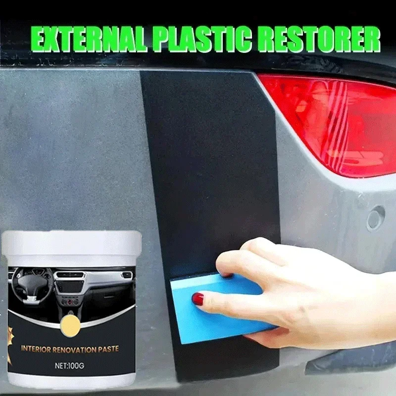 

Car Plastic Restorer Back To Black Gloss Car Cleaning Products Plastic Leather Restore Auto Polish And Repair Coating Renovator