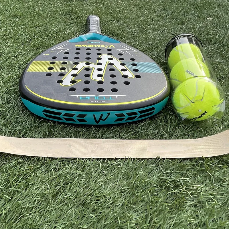 2023 Camewin Padel Racket Beach Tennis 18k Carbon Fiber Raquet Cricket Bat Cover Dropshot Tennis Padel Man Bag Shovel