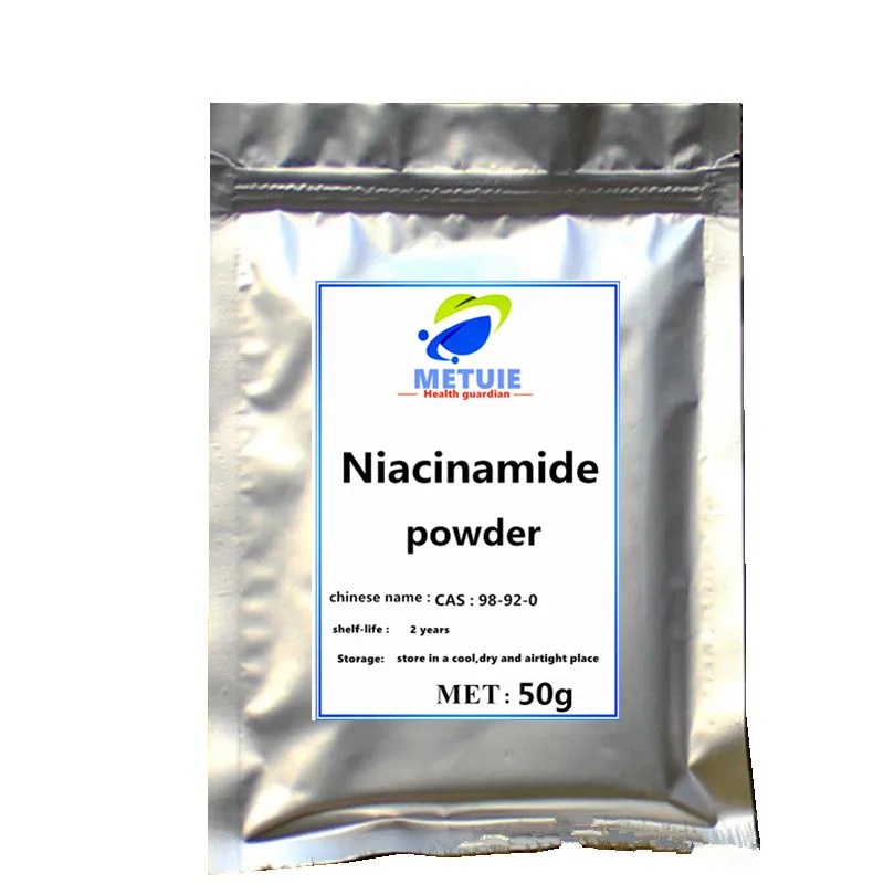 99% Niacinamide Powder Cosmetic Raw Materials CAS 98-92-0 free shipping