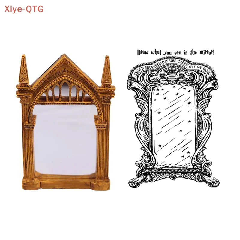 Hot! Mirror Of Erised Standing Bookshelf Decor Wizarding Witchy Items Magical Objects Wizard Home Decor Fantasy Gift