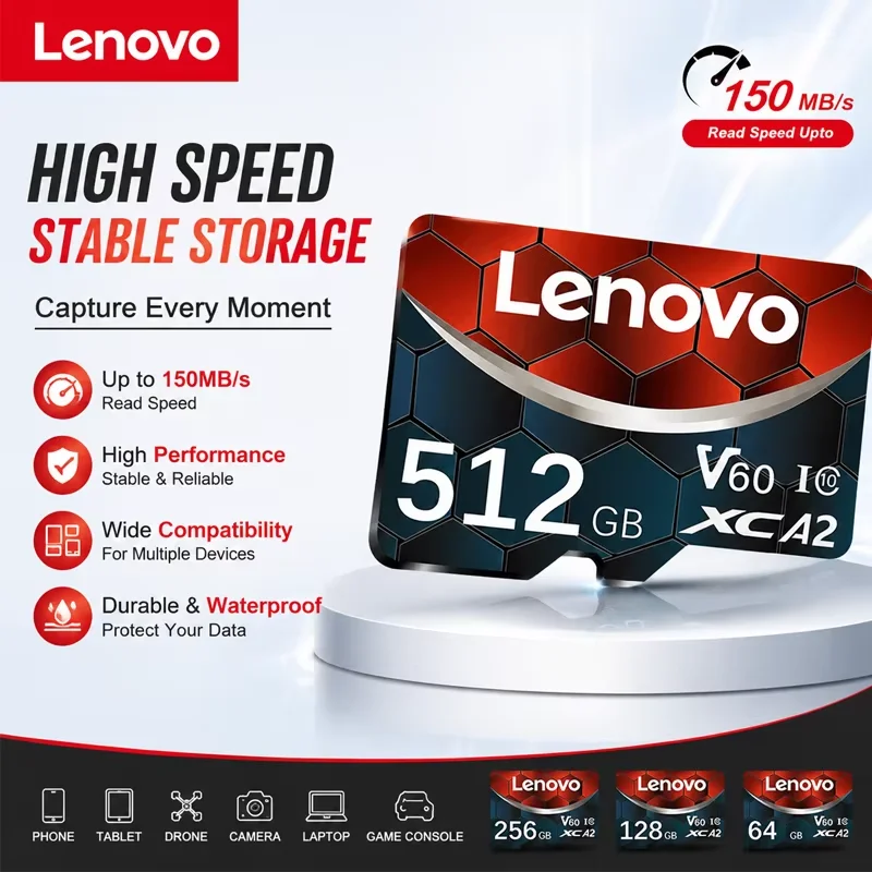 Карта-памяти-lenovo-micro-tf-sd-16gb-512gb-256gb-128gb-32gb-64gb-ultra-100mb-s-uhs-i-class10-для-планшетов-tf-карта-u3