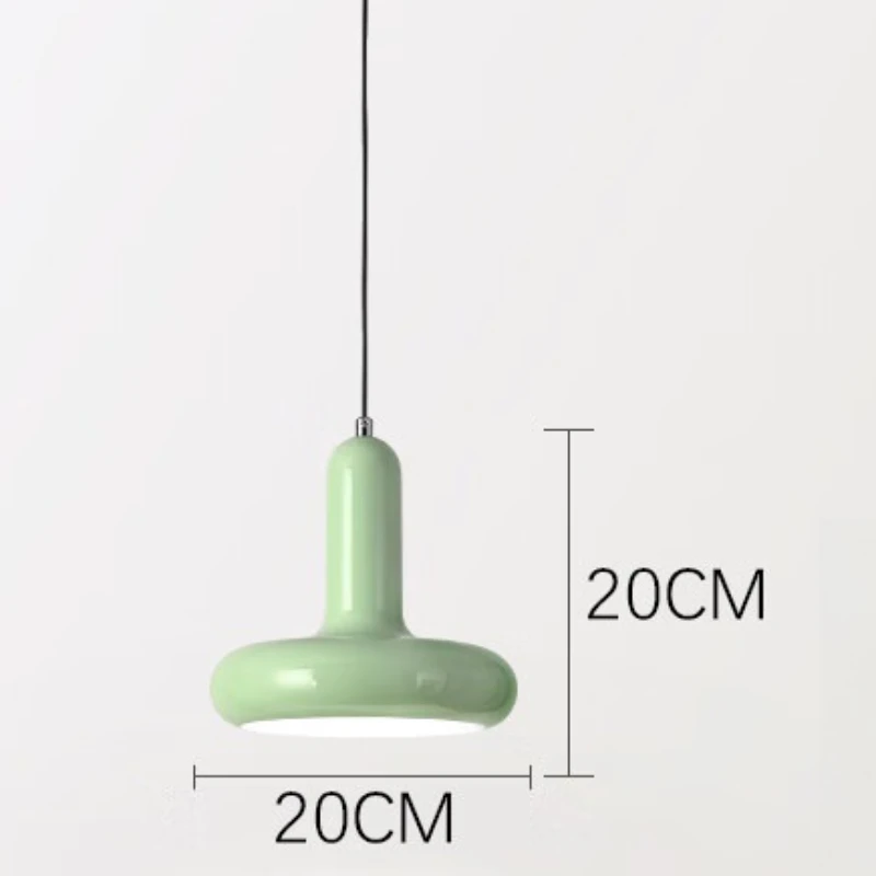 Pendant Light Cream Style Chandelier Bedroom Bedside Lamp Nordic Macaron Creative Dining Table Bar Counter Small Hanging Lamp