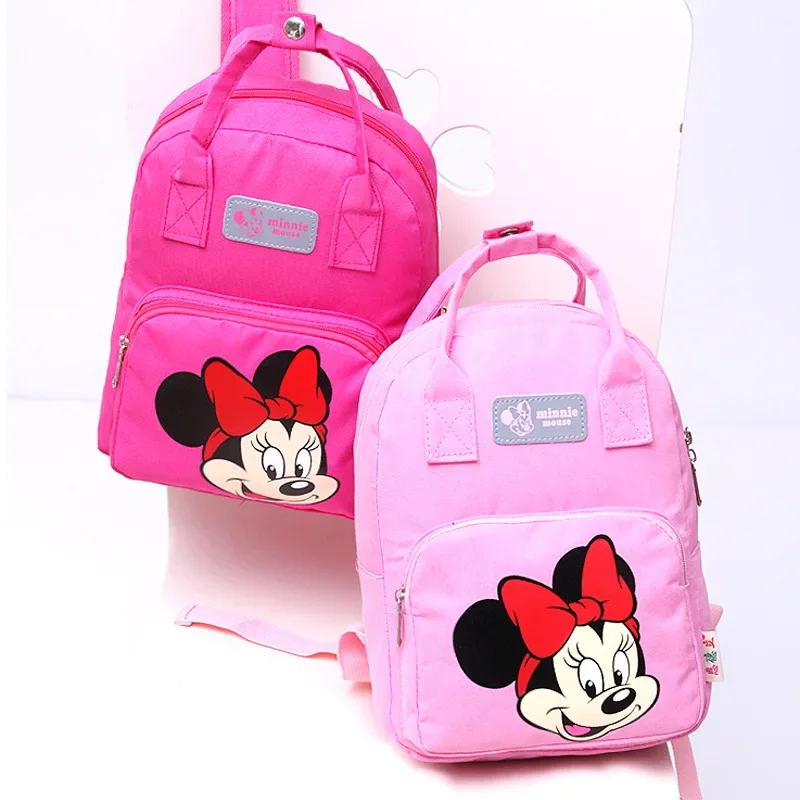 Disney Mickey mouse Children\'s school bag kindergarten boy girl cartoon  handbag tote book bag minnie shoulder bag baby backpack