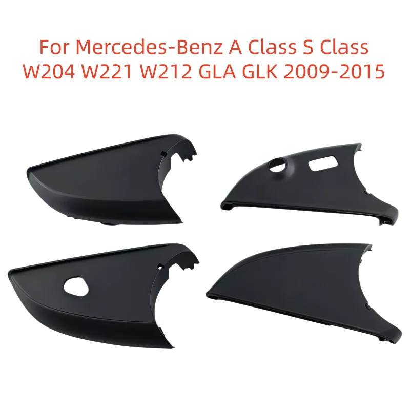 

For Mercedes-Benz A Class S Class W204 W221 W212 GLA GLK 2009-2015 Auto Side Mirror Bottom Lower Cover Left Right with Lamp Hole