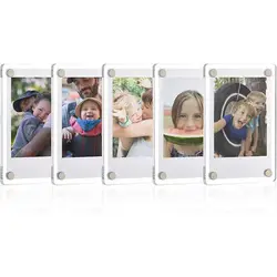 1-10 Pack 3 Inch Acrylic Fridge Magnetic 2 Sided Photo Frame For Fujifilm Instax Mini 12 SE 40 Evo Liplay Mini Film Photo Paper