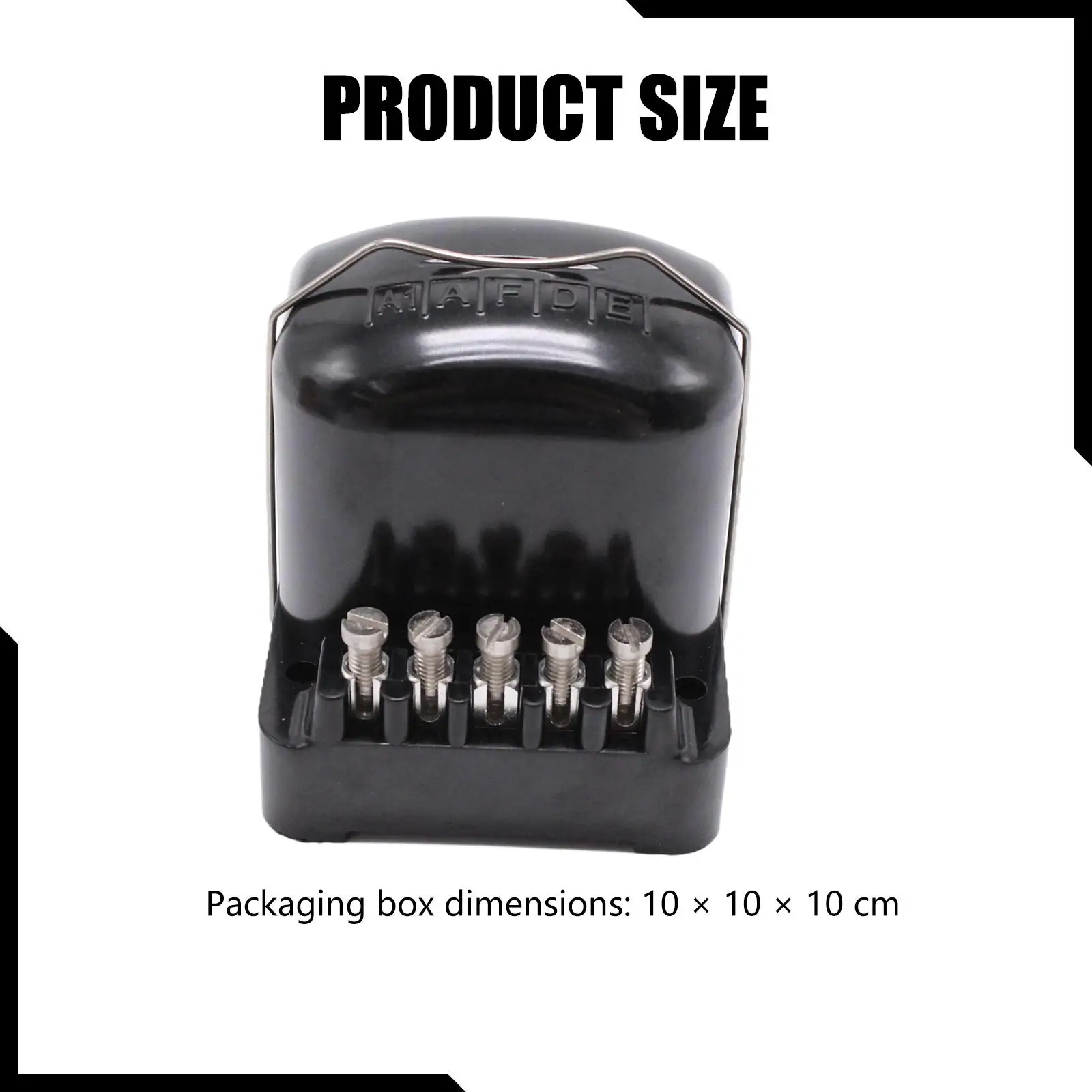 

External Mechanical Voltage Regulator Stable Performance Screw in Terminals Quick Installation for Automobile Car Accessory