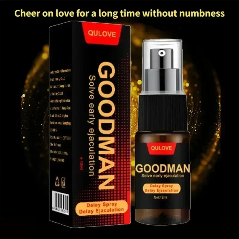 Man Lasting Long 60 minuti olio per l'ingrandimento del pene Sex Delay Spray Sex per uso esterno maschile Anti eiaculazione precoce