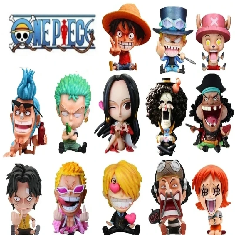 Figuras de acción de One Piece, juguetes de Anime de barco, Luffy, Gear 5, Zoro, Nami, Sanji, Robin, Boa, Hancock, Doflamingo, Ace miléandsunny