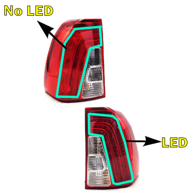 Exterior Accessories For Kia Sportage 2013 2014 Car Rear LED Tail Light Reversing Brake Light Signal Lamp Taillight Assembly New