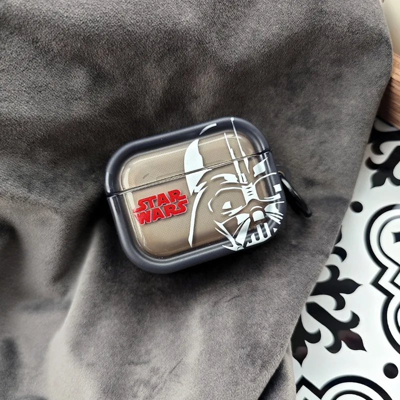 New Movie Star Wars Darth Vader Earphone Case for AirPods 1/2/3/4 Pro 2 Soft Silicone Protective Cover Wireless Headphone Case