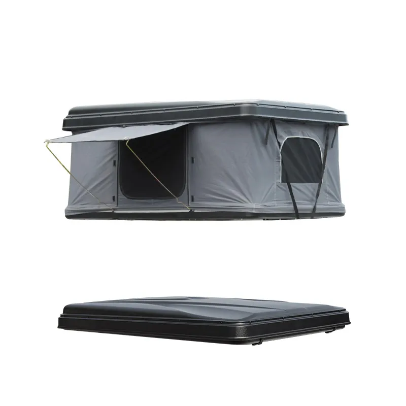 Fully automatic outdoor car self-driving tour off-road hard shell top ultra-thin camping aluminum alloy car roof tent