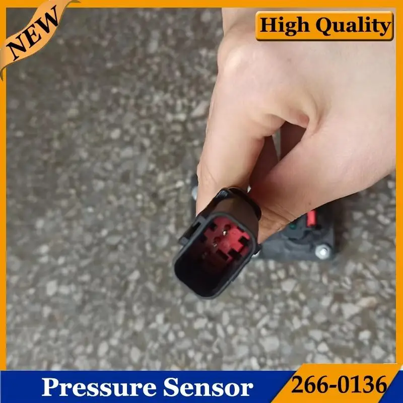 266-0136 2660136 Fuel Intake Pressure Sensor for Caterpillar  312D 313D 319D 320D 323D Engine C4.2 C6 C6.4 Pressure Sensor