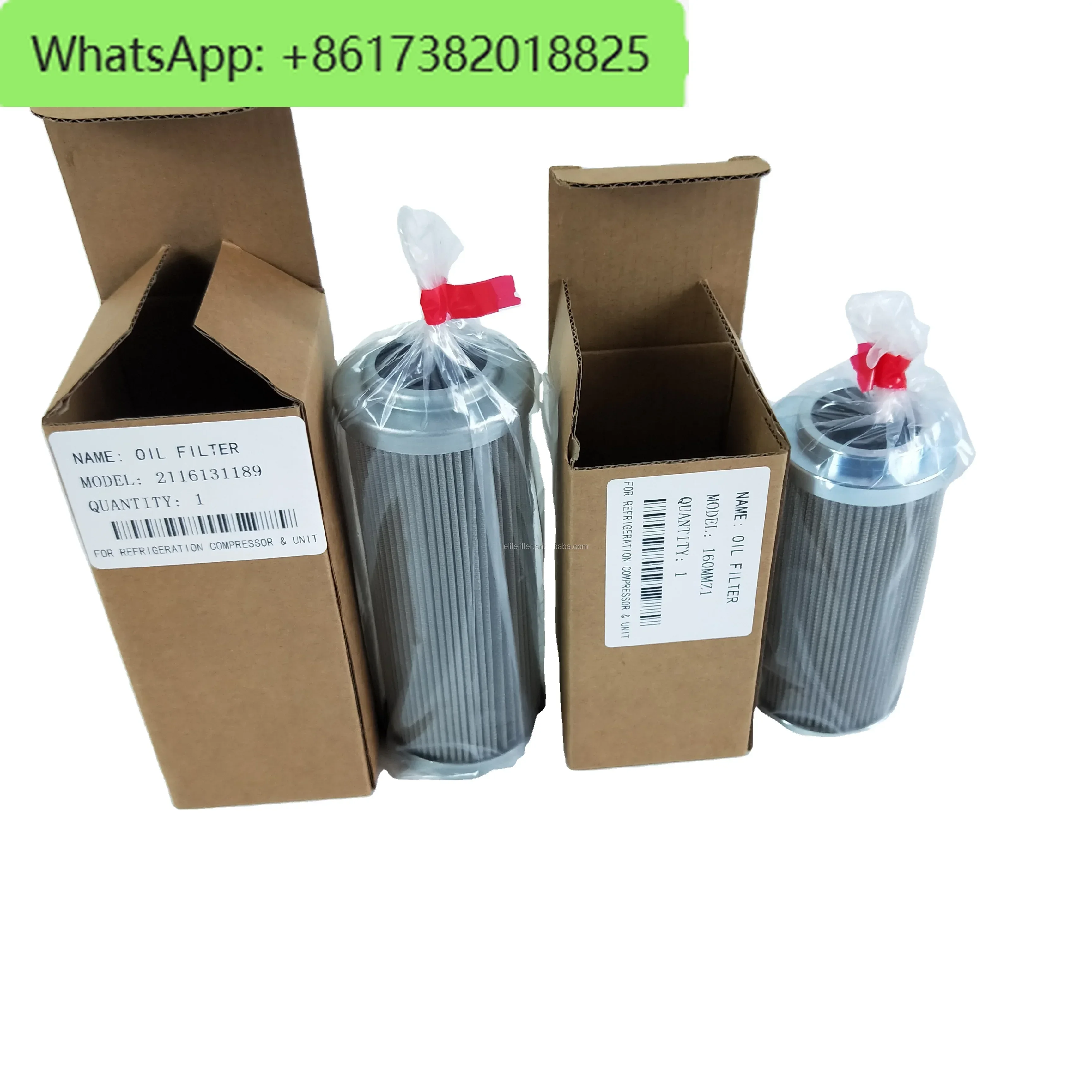 

Chinese supplier Fusheng SRL parallel screw compressor external old oil filter screw compressor oil filter 160MMZ1