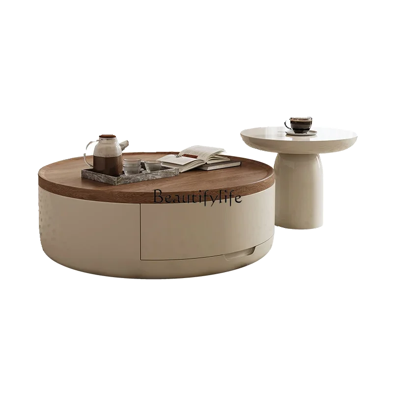 

FG40Cream wind coffee table small apartment