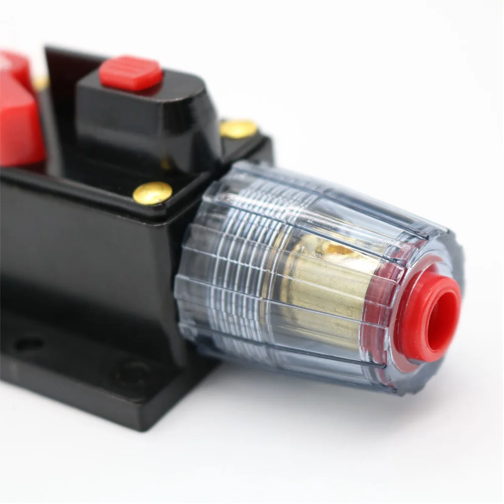 

80A Resettable Circuit Breaker 12V/24V/32V Car Rv Boat Auto Reset Protection 4 Gauge Wire Support Switch Relay