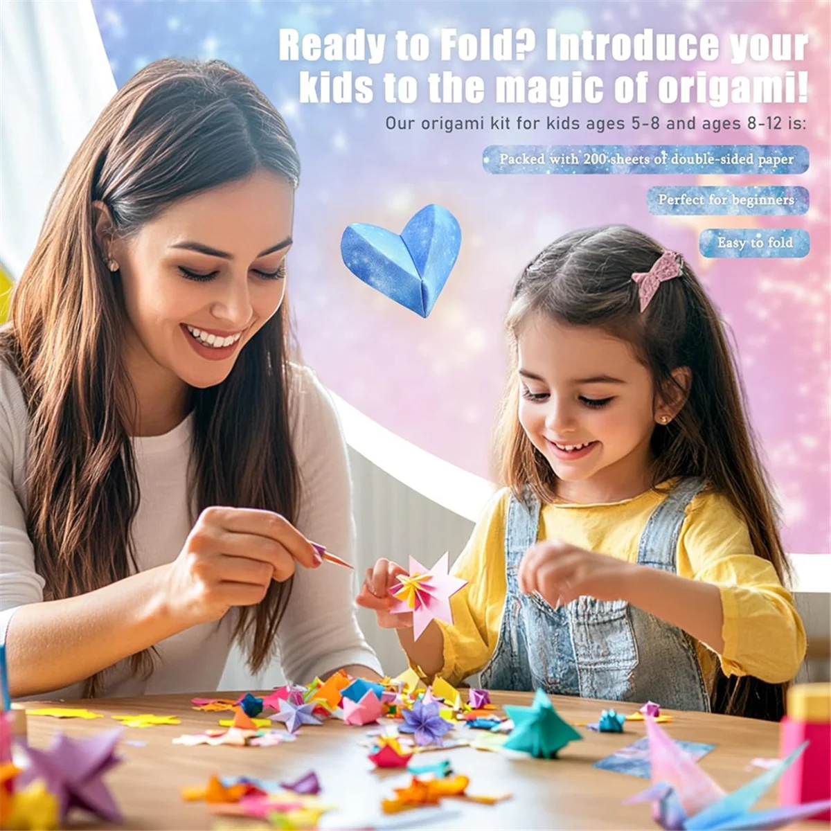 l68a-400-folhas-de-papel-origami-papel-origami-ceu-estrelado-fantasia-dupla-face-kit-origami-de-4-designs-para-decoracao-de-scrapbook