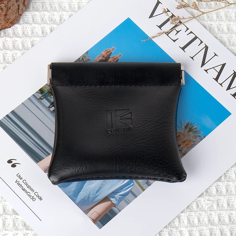 حقيبة سماعة الرأس الجلدية KBEAR BP01، صندوق تخزين صغير، يستخدم لتخزين سماعات الرأس، مناسبة لسماعات الأذن وسدادات الأذن وسلك سماعات الأذن.