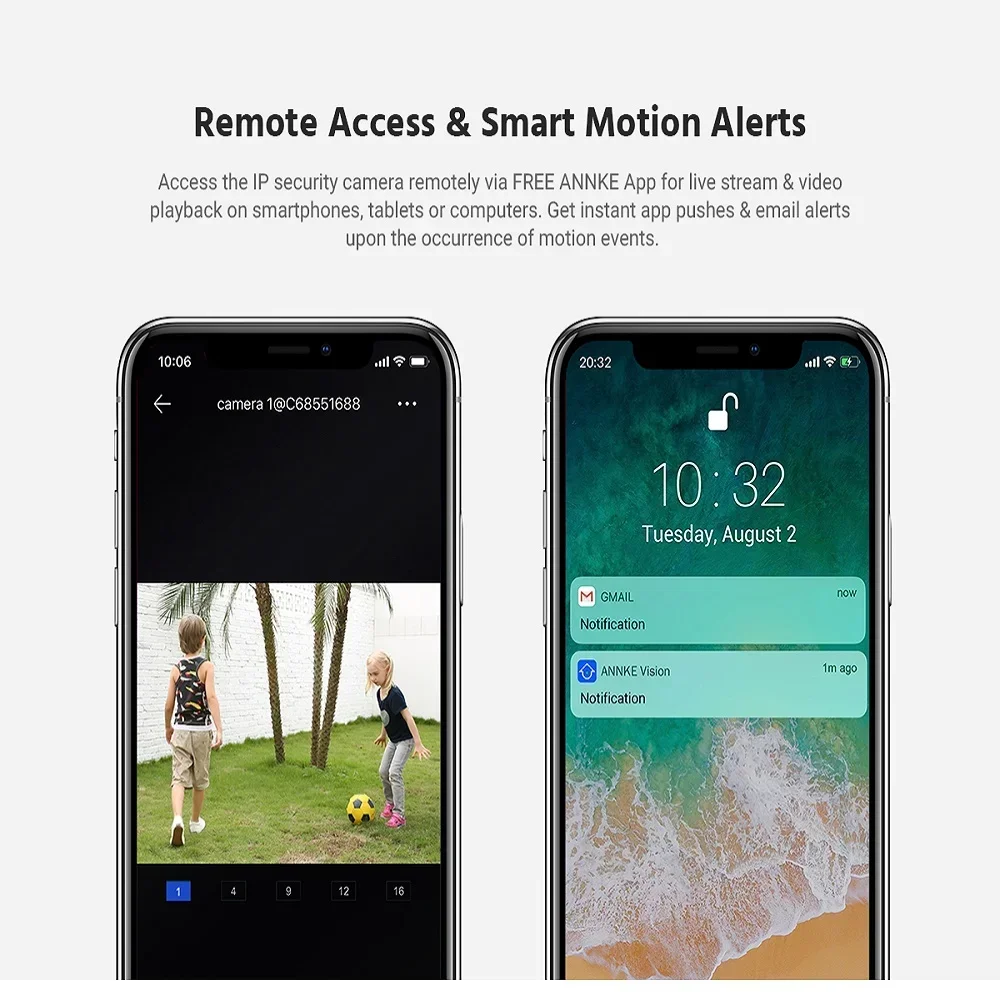 5MP PoE IPカメラキット 4台 セキュリティCCTVマイクカメラキット 屋外防水 防犯対策 H.265 固定ドームカメラ