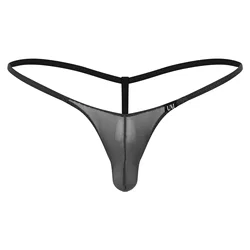 Mens Bikini G-string Panties See Through Mesh Thong Bulge Pouch Low Rise T-Back Underwear Tempting Underpants Lingerie Nightwear