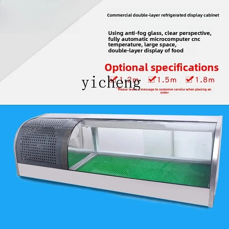 ZC 1,2 meter enkellaagse sushivitrinekast, sushi-display cake vershoudbare desktopkoelkast