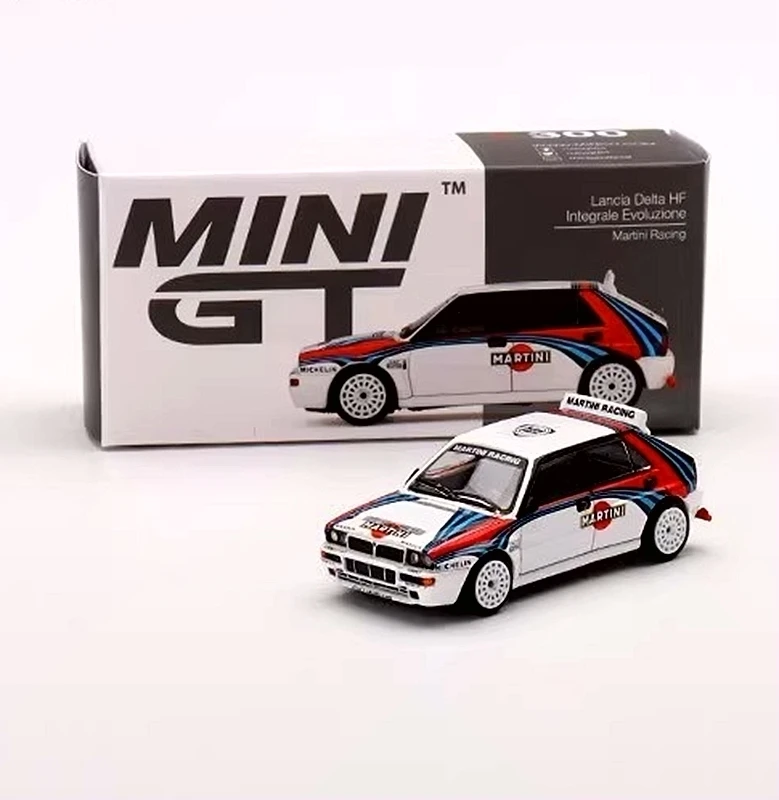 1:64 Scale Diecast Alloy Martini Lancia Delta HF Station Wagon Toys Cars Model Classics Adult Collection Souvenir Gifts Display