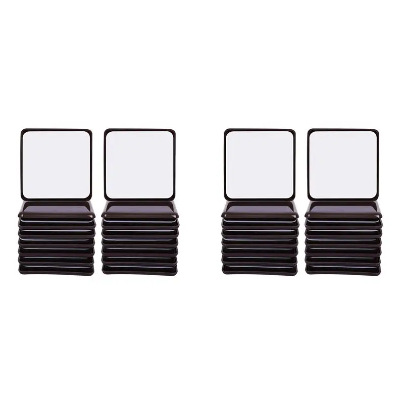 AB46-32Pc Furniture Sliders And Gliders Square Self Adhesive Chair Leg Sliders Floor Protector Pads For Moving Furniture - B