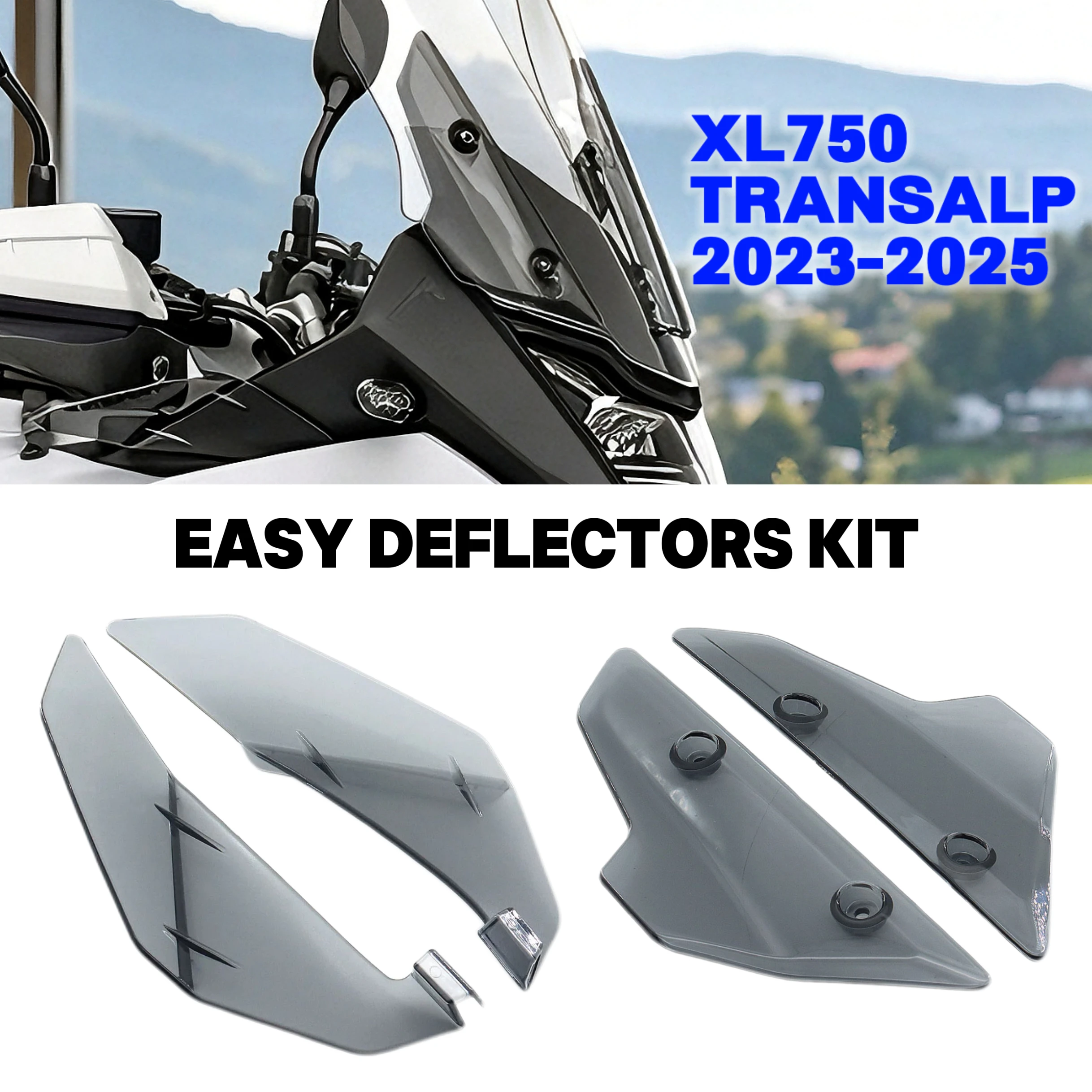 ForXL750 Transalp 2023-2025 xl750 Motorcycle Front Windshield Side Spoiler Windshield Ventilation Panel