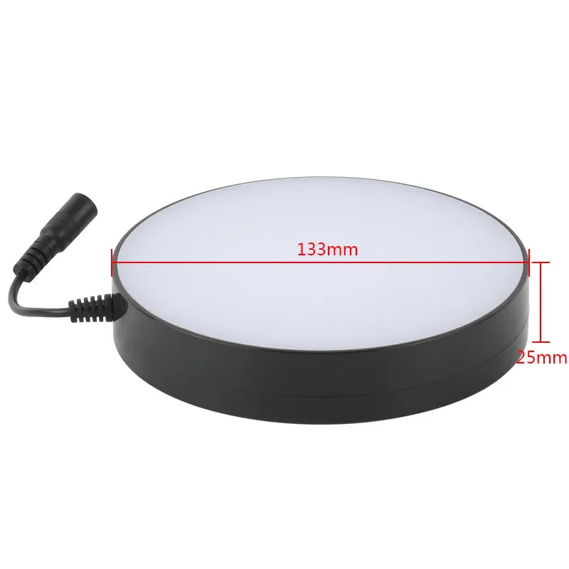6W Adjustable LED 133mm Bottom Light Source Trinocular Binocular Stereo Microscope Digital Camera Observation Bottom Illuminator