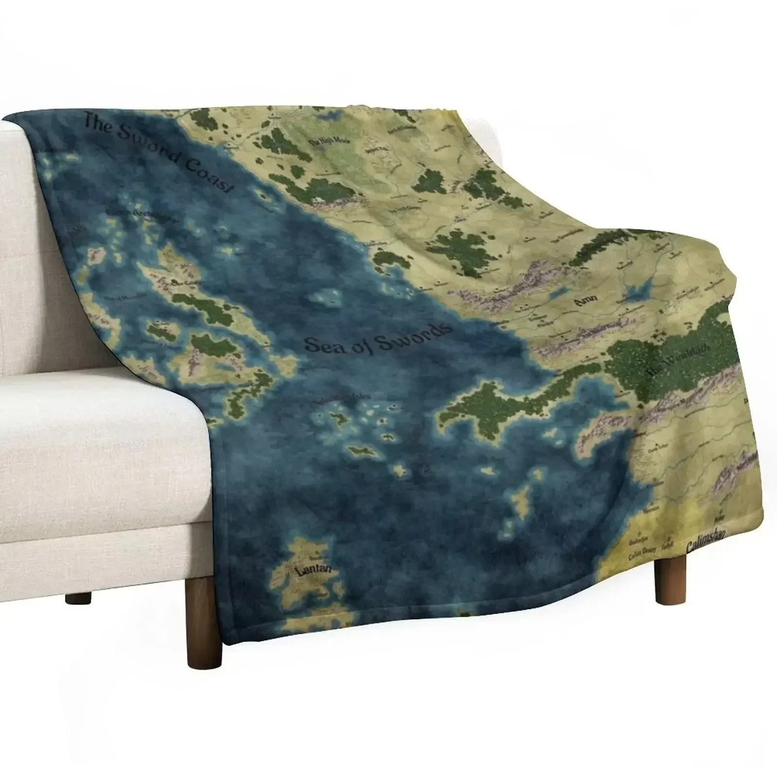 

The Sword Coast Throw Blanket All Season Lightweight Soft Blanket for Bed