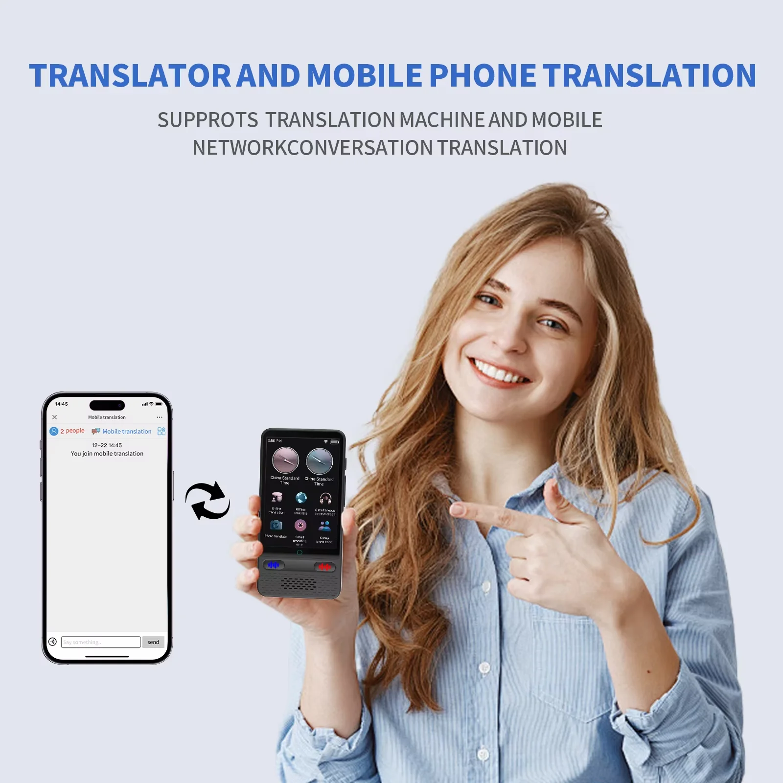Taalvertaler AI-vertaalonderst - Portable Translator Device recensie en prijs